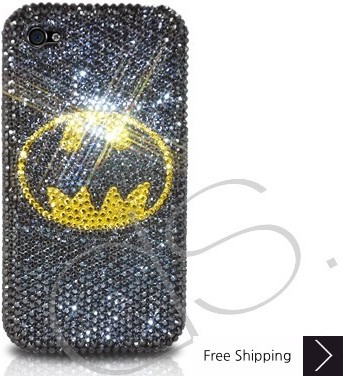 Batman Bling Swarovski Crystal iPhone 14 Case iPhone 14 Pro and iPhone 14  Pro MAX Case