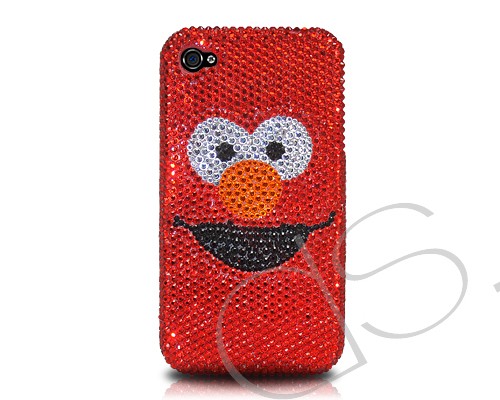 Elmo Bling Swarovski Crystal iPhone 15 Case iPhone 15 Pro and